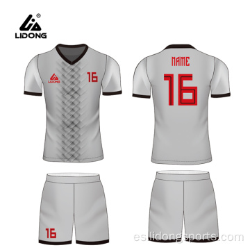 Super Septiembre Sublimation Soccer Jersey Custom Jersey Football Shirts Deporte Desgaste Uniformes de fútbol